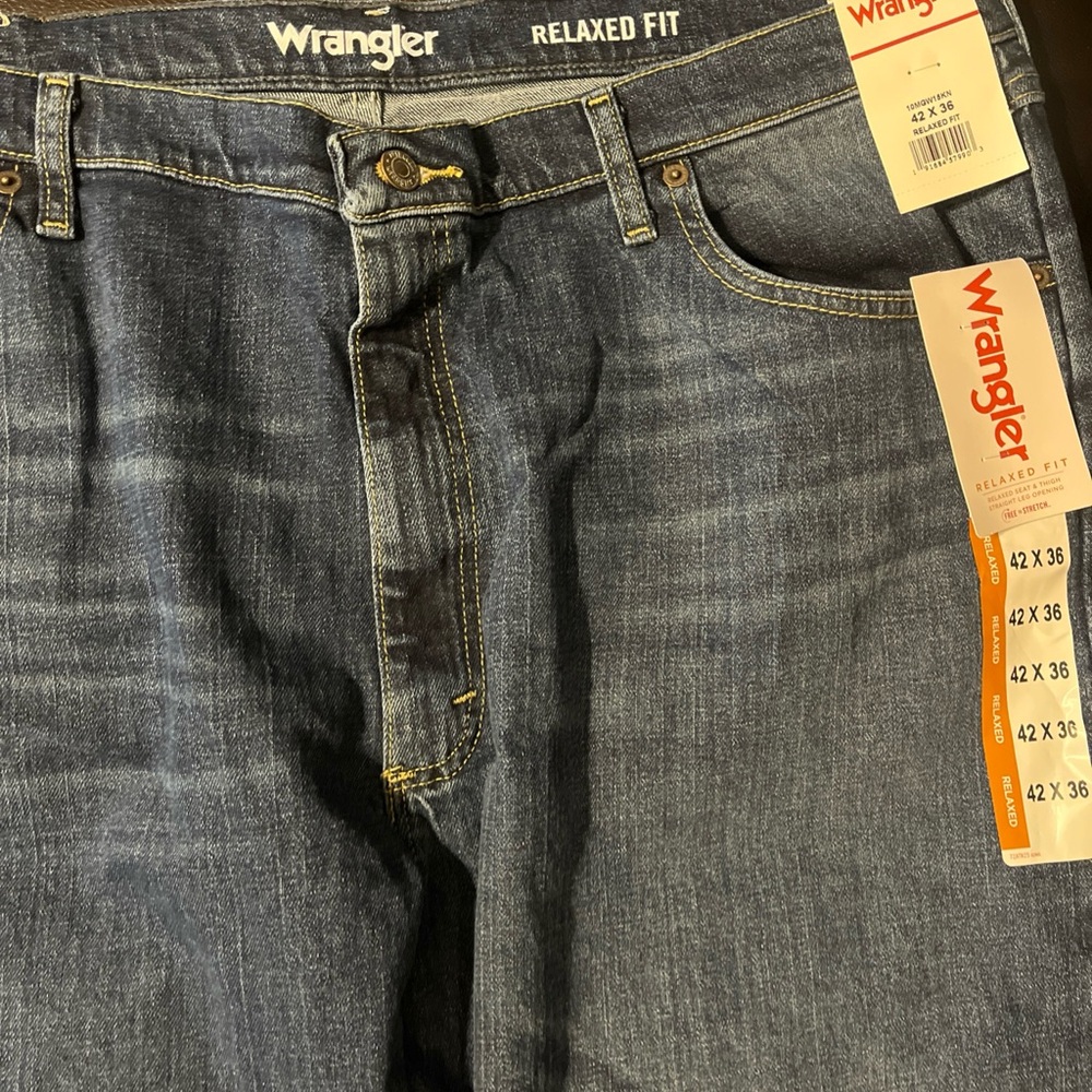 Wrangler Men's Relaxed Fit Jeans - Blue